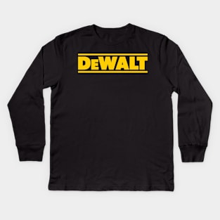 MEILLEUR VENDEUR SG113 T-shirt T-shirt Dewalt Power Outils lourds Bohrer Air Kreisformige Nouveau produit 72 Kids Long Sleeve T-Shirt